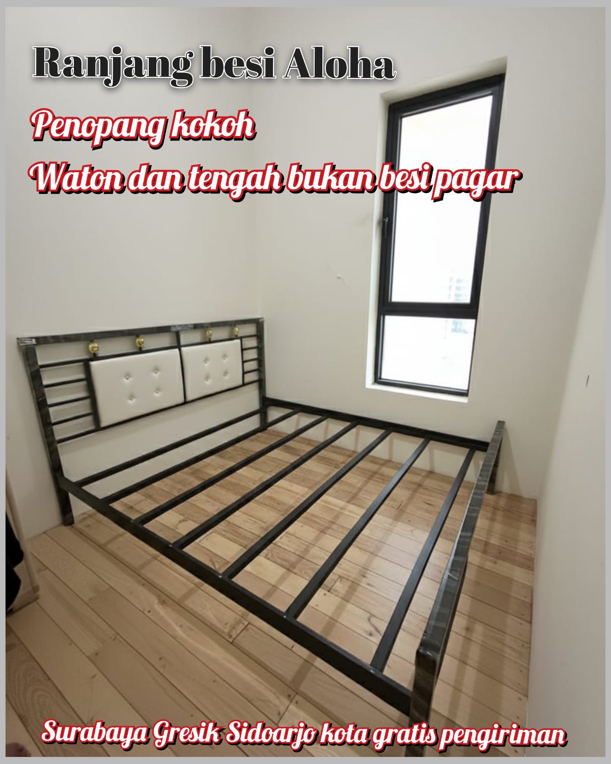 Aloha Ranjang Besi 140 X 200